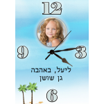 שעון עץ לתליה