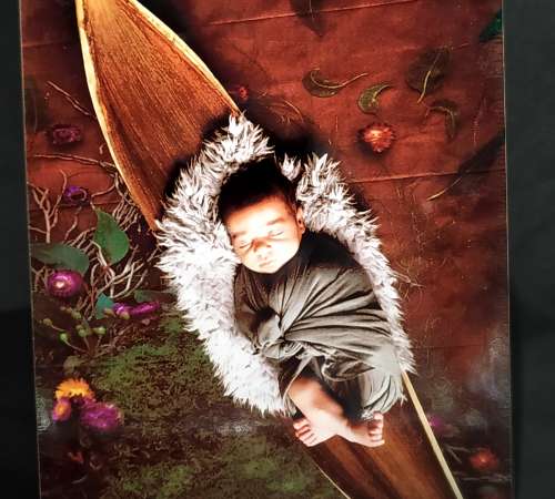 הדפסה על עץ עם רגלית ניקל